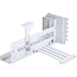 PHANTEKS Vertical GPU Bracket White, PCIe-Standard 4.0 x16 Riser Cable - PH-PGPUKT4.0_DWT01