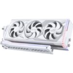 PHANTEKS Vertical GPU Bracket White, PCIe-Standard 4.0 x16 Riser Cable - PH-PGPUKT4.0_DWT01