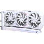 PHANTEKS Vertical GPU Bracket White, PCIe-Standard 4.0 x16 Riser Cable - PH-PGPUKT4.0_DWT01