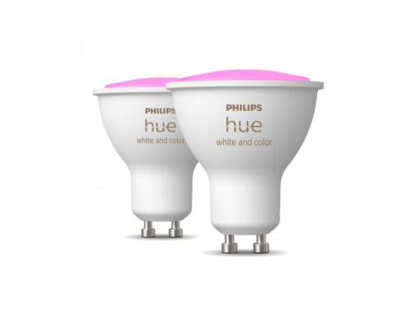 Philips HueWCA 4.3W GU10 2P EUR - 000008719514340084