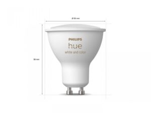 Philips HueWCA 4.3W GU10 2P EUR - 000008719514340084