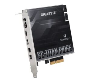 Placa Add-in PCIe Gigabyte GC-TITAN RIDGE, 2x ports Thunderbolt™ 3 - GC-TITAN RIDGE 2.0