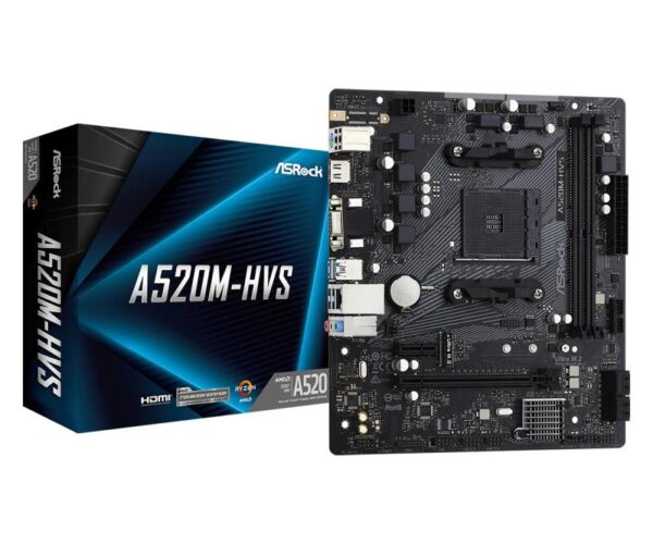 Placa de baza ASRock A520M-HVS, Socket AM4