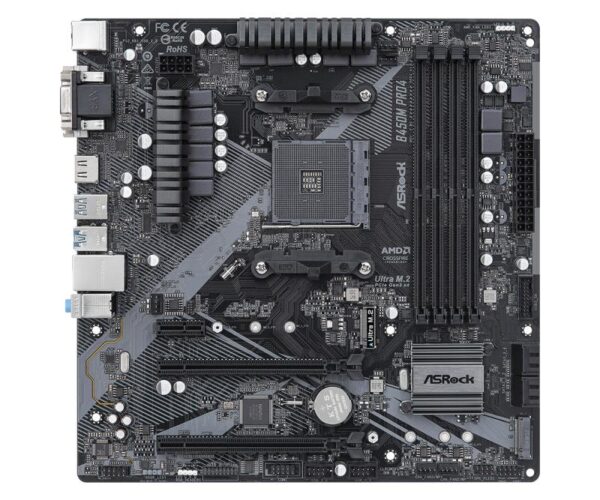 Placa de baza Asrock B450M Pro4 R2.0 AM4