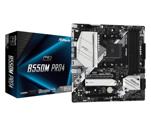 Placa de baza ASRock B550M PRO4, Socket AM4