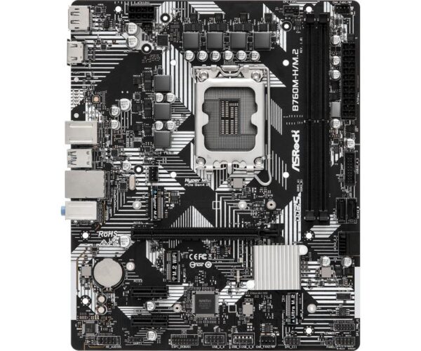 AsRock B760M-H/M.2, CPU Supports 13th Gen & 12th G