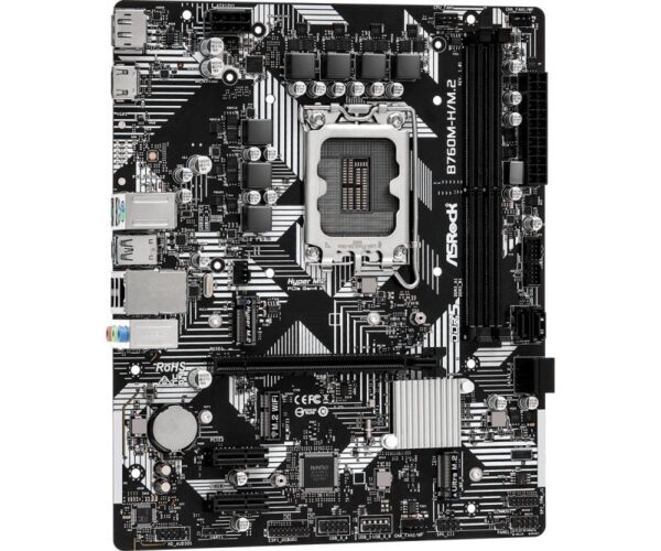 AsRock B760M-H/M.2, CPU Supports 13th Gen & 12th G