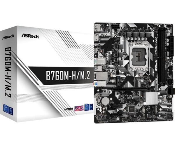 AsRock B760M-H/M.2, CPU Supports 13th Gen & 12th G