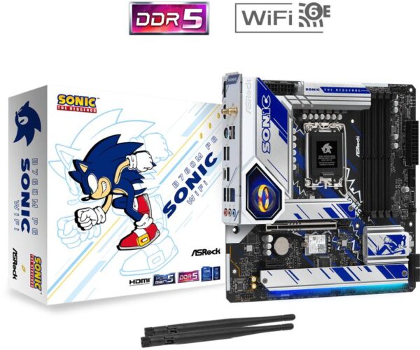 Placa de baza Asrock B760M PG Sonic LGA1700 WIFI, 4x DDR5