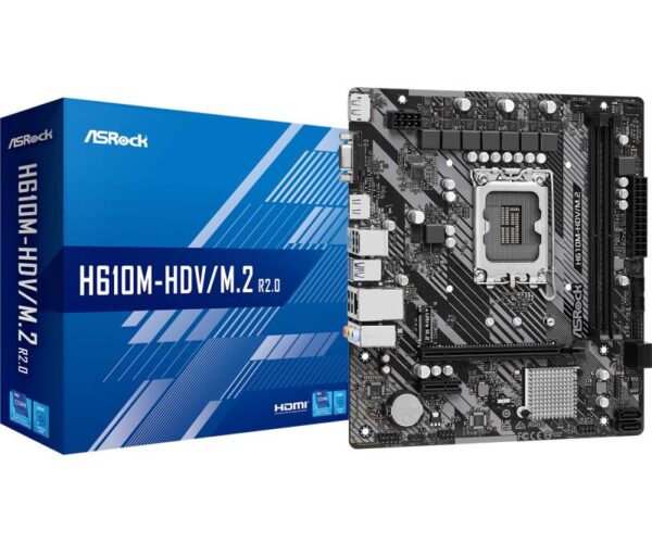 Placa de baza ASROCK H610M-HDV/M.2 R2.0 LGA1700