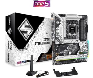 Placa de baza AsRock Socket AM5, X670E Steel Legend Supports