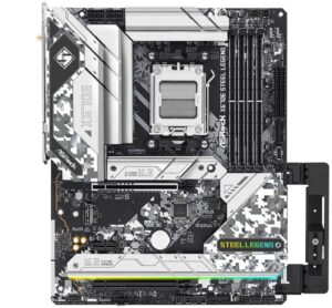 Placa de baza AsRock Socket AM5, X670E Steel Legend Supports