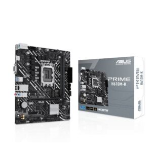 Placa de baza ASUS PRIME 610M-K LGA1700, 2x DDR5, 1x PCIE 4.0 x16 - PRIME H610M-K