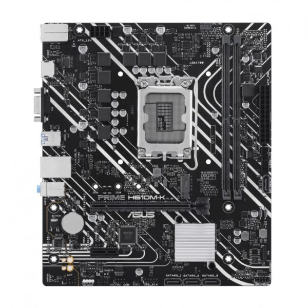 Placa de baza ASUS PRIME 610M-K LGA1700, 2x DDR5, 1x PCIE 4.0 x16 - PRIME H610M-K