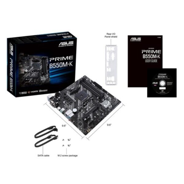 Placa de baza Asus PRIME B550M-K, Socket AM4