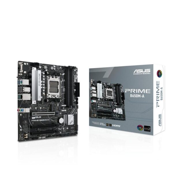 Placa de baza Asus PRIME B650M-A AM5, 4x DIMM Slots, DDR5 5600MHz