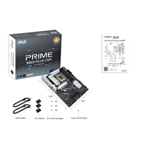 Placa de Baza ASUS PRIME B860-PLUS-CSM LGA1851, 4x DDR5