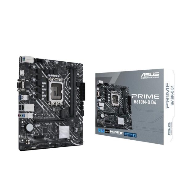 Placa de baza Asus PRIME H610M-D D4, LGA 1700