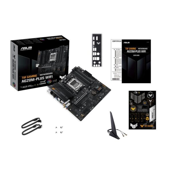 Placa de baza Asus TUF Gaming A620M-PLUS WIFI AM5, 4x DDR5 - TUF A620M-PLUS WI