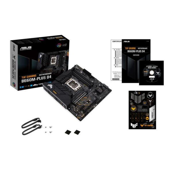 Placa de baza Asus TUF GAMING B660M-PLUS D4, SOCKET 1700 - TUF B660M-PLUS D4