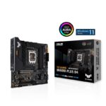 Placa de baza Asus TUF GAMING B660M-PLUS D4, SOCKET 1700 - TUF B660M-PLUS D4