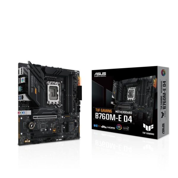 Placa de baza ASUS TUF GAMING B760M-E D4 LGA1700, 4x DDR4