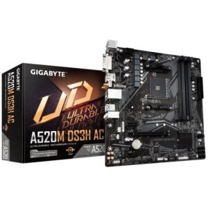 Placa de Baza GIGABYTE A520M DS3H AC AM4, 4x DDR4