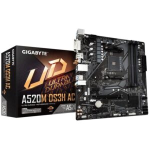 Placa de Baza GIGABYTE A520M DS3H AC AM4, 4x DDR4