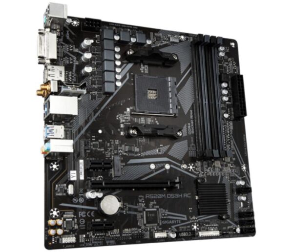 Placa de Baza GIGABYTE A520M DS3H AC AM4, 4x DDR4