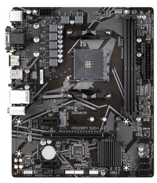 Placa de baza Gigabyte A520M S2H, Socket AM4