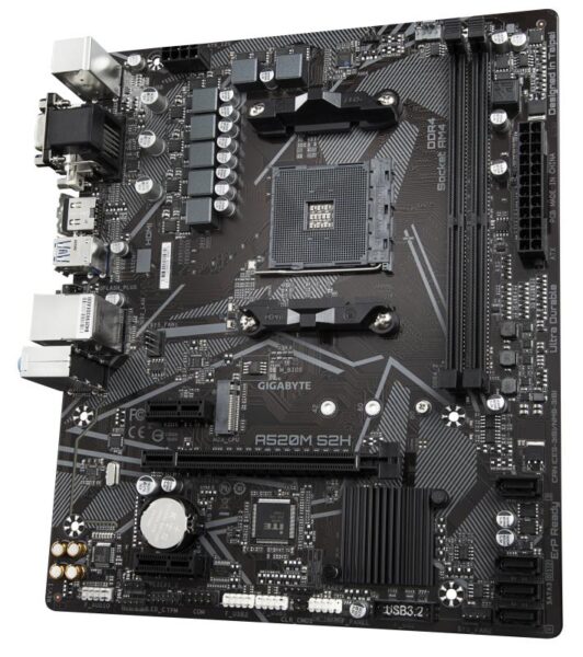 Placa de baza Gigabyte A520M S2H, Socket AM4