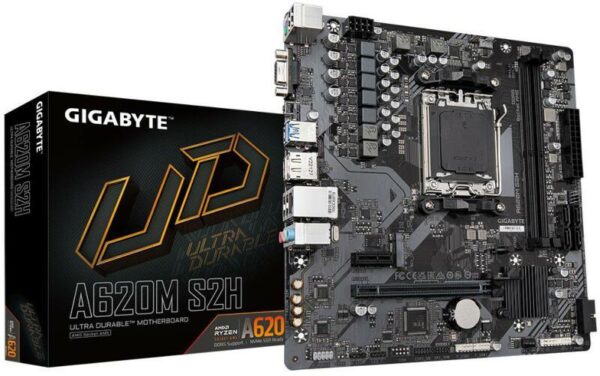 Placa de baza Gigabyte A620M S2H AM5, 2x DDR5, 1x DisplayPort