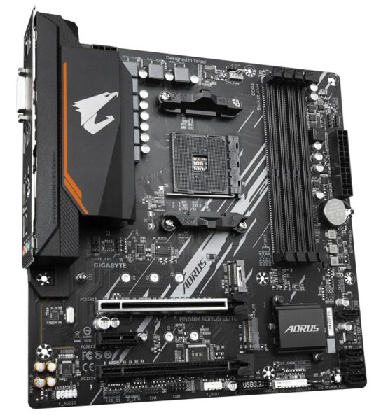 Placa de baza Gigabyte B550M AORUS ELITE, Socket AM4