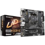 Placa de baza Gigabyte B550M DS3H AC AM4 DDR4, 4x sloturi RAM