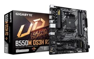 Placa de Baza GIGABYTE B550M DS3H R2 AM4, 4x DDR4, 1x DP 1x HDMI