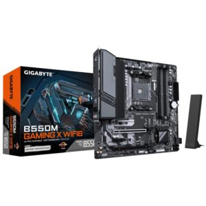 Placa de Baza GIGABYTE B550M GAMING X WIFI6 AM4, 4x DDR4