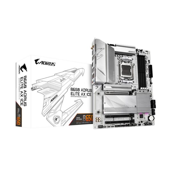 Placa de baza Gigabyte B650 AORUS ELITE AX ICE AM5 4x DDR5 - B650 A ELITE AX ICE