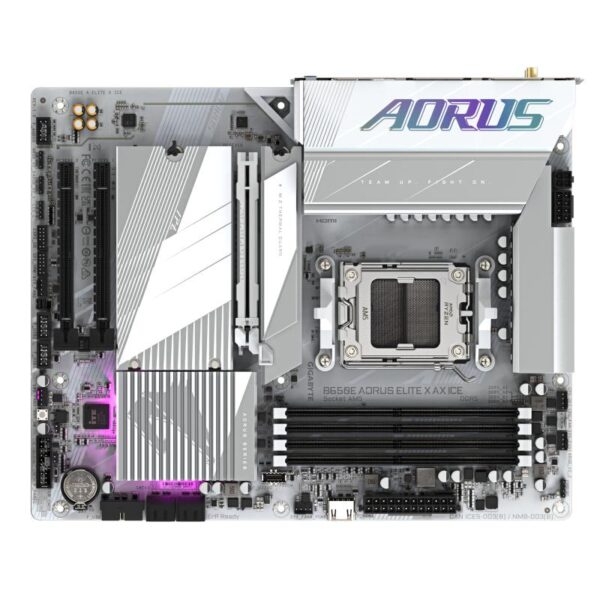 Placa de baza GIGABYTE B650E AORUS ELITE AX ICE AM5, 4x DDR5 - B650E A ELITE X ICE