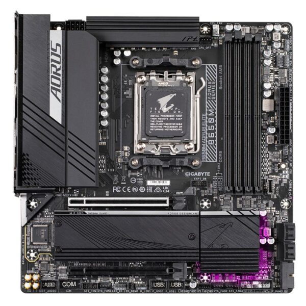 Placa de Baza GIGABYTE B650M AORUS ELITE AM5, 4x DDR5