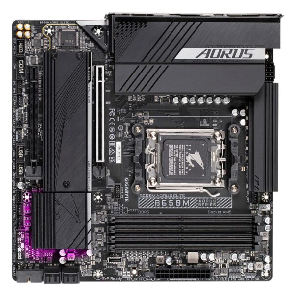 Placa de Baza GIGABYTE B650M AORUS ELITE AM5, 4x DDR5