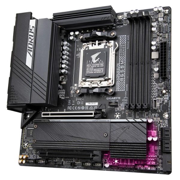 Placa de Baza GIGABYTE B650M AORUS ELITE AM5, 4x DDR5