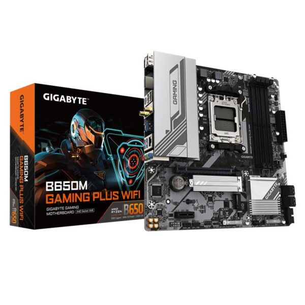 Placa de Baza GIGABYTE B650M GAMING PLUS WIFI AM5, 4x DDR5