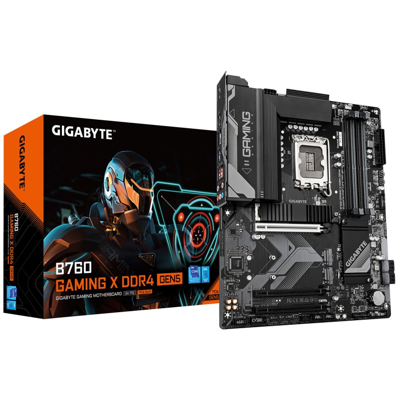 Placa de baza Gigabyte B760 GAMING X D4 GEN5 Placa de baza Gigabyte B760 GAMING X D4 GEN5