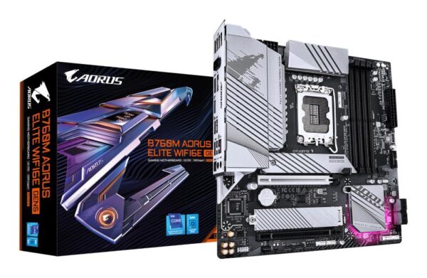 Placa de Baza GIGABYTE B760M AORUS ELITE WIFI6E GEN5 LGA1700 - B760M A E WF6E GEN5
