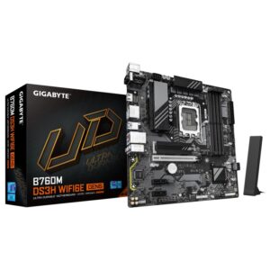 Placa de Baza GIGABYTE B760M DS3H WIFI6E GEN5 LGA1700, 4x DDR5 - B760M DS3H WF6E GEN5