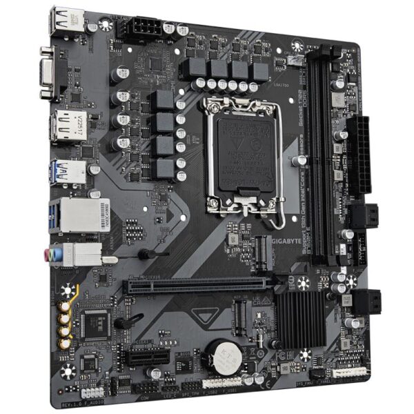 Placa de Baza GIGABYTE B760M E LGA1700, 2x DDR5, 1x D-Sub 1x DP