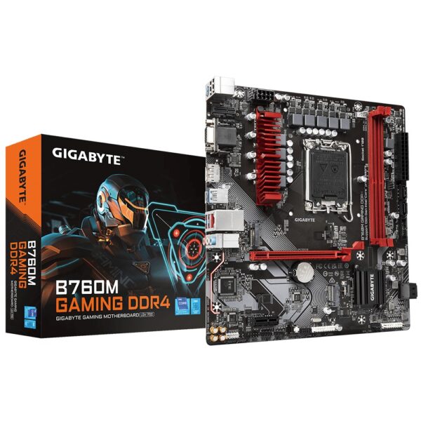 Placa de baza GIGABYTE B760M Gaming LGA1700, 2x DDR4, 1x D-Sub - B760M GAMING DDR4