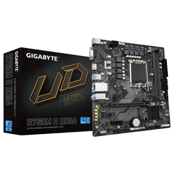 Placa de baza Gigabyte B760M H LGA1700, 2x DDR4, 1x D-Sub - B760M H DDR4