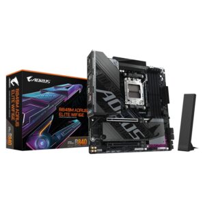 Placa de Baza GIGABYTE B840M AORUS ELITE WIFI6E AM5, 4x DDR5 - B840M A ELITE WIFI6E