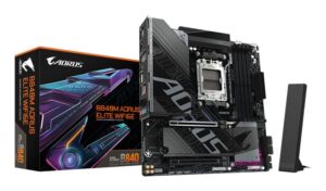 Placa de Baza GIGABYTE B840M AORUS ELITE WIFI6E AM5, 4x DDR5 - B840M A ELITE WIFI6E